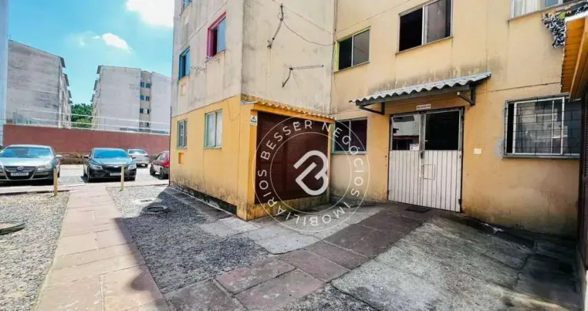 Apartamento com 2 dormitórios à venda, 44 m² por r$ 110.000,00 - ipiranga - sapucaia do sul/rs