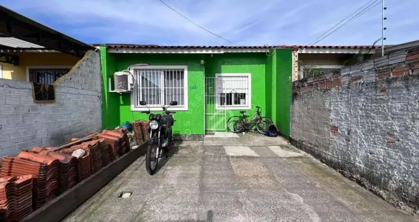 Casa com 2 dormitórios à venda, 70 m² por r$ 279.000 - três marias - esteio/rs