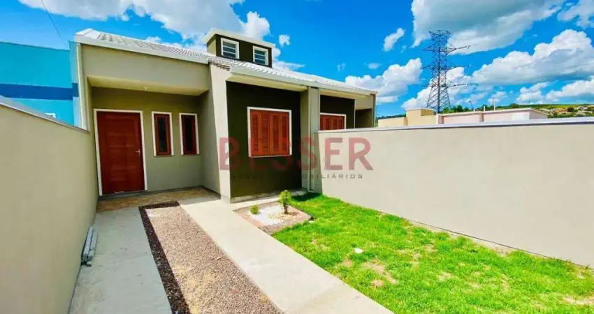 Casa com 2 dormitórios à venda, 47 m² por r$ 350.000,00 - recanto da amizade - sapucaia do sul/rs