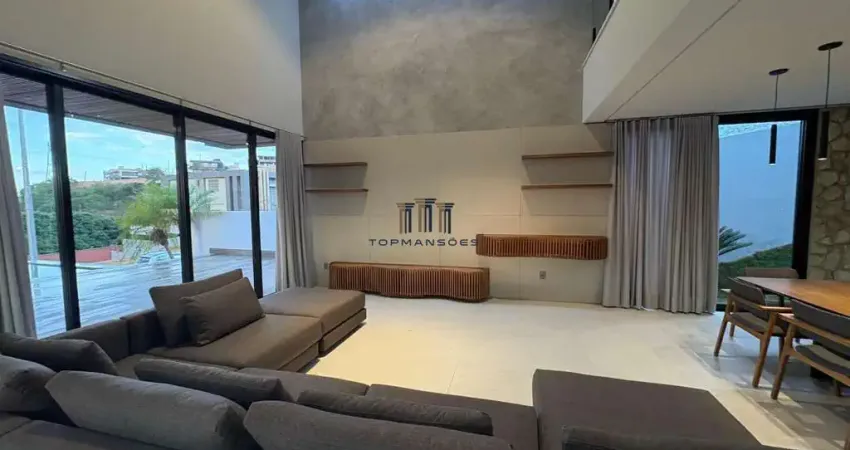 Casa de alto padrão, nova e mobiliada com 4 suítes e piscina suspensa em alphavi