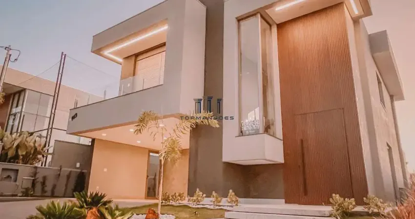 Casa com 4 suítes, piscina, gourmet, no condomínio Gran Park em Vespasiano/MG