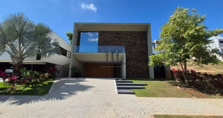 Casa mobiliada moderna com 4 quartos, piscina e gourmet em Alphaville Vespasiano