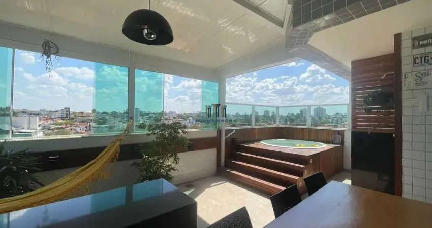 Cobertura com gourmet e spa 3 quartos no itapuã/belo horizonte