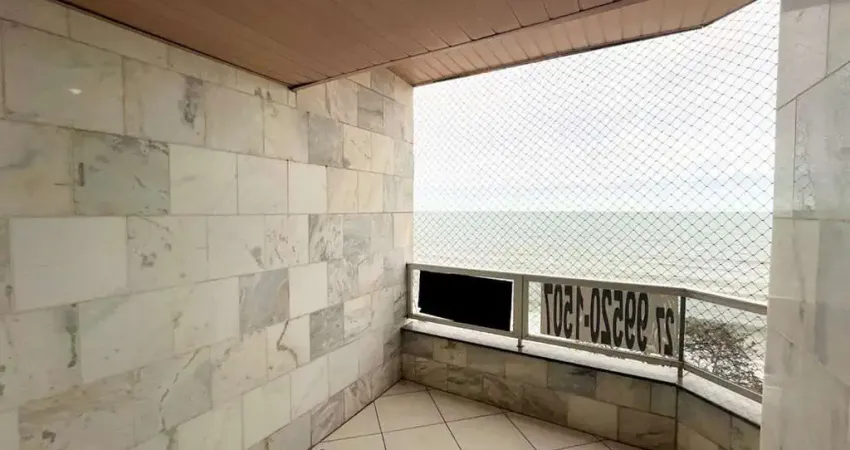 Apartamento 3 quartos a venda de frente total para a praia do morro em guarapari