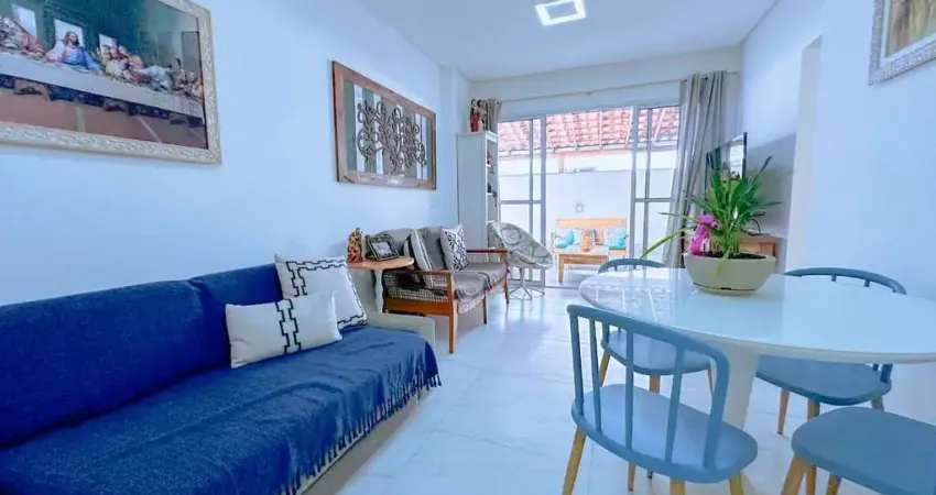Apartamento 2 quartos, sendo uma suíte, totalmente mobiliado a venda na praia do morro