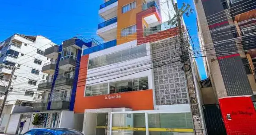 Apartamento com dois quartos, sendo duas suítes a venda na praia do morro, em guarapari, a duas quadras do mar