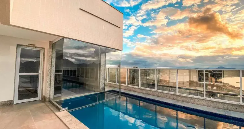 Apartamento venda - guarapari centro composto por 2 quartos, sendo uma suíte, finamente mobiliado e decorado com área de lazer completa na cobertura