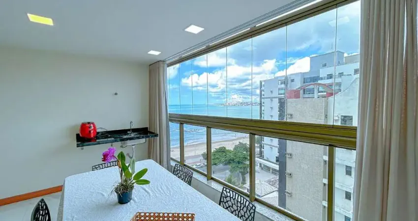 Apartamento premium de 70m² em prédio novo com lazer na cobertura. localização privilegiada na avenida paris, praia do morro. finamente mobiliado!!