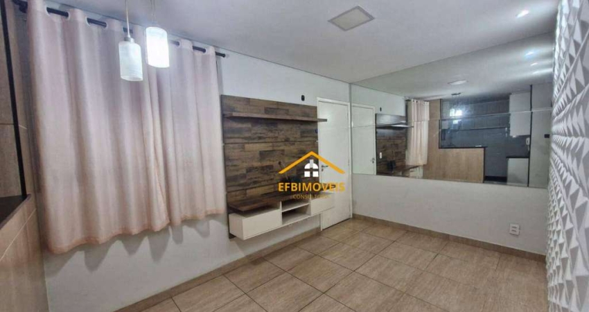 Apartamento com 2 dormitórios, 49 m² - venda por R$ 175.000,00 ou aluguel por R$ 1.600,00/mês - Jardim Recanto - Americana/SP