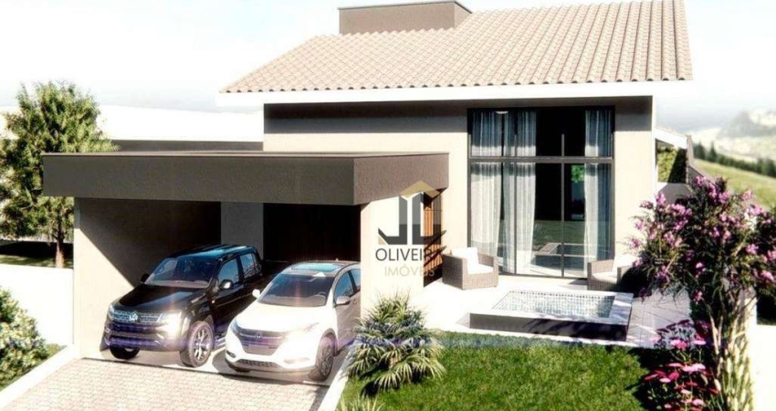 Casa com 3 dormitórios à venda, 201 m² por R$ 1.750.000,00 - Elementum Residencial Atibaia - Atibaia/SP