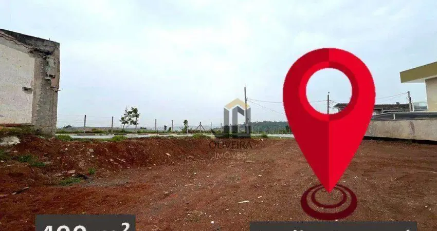 Terreno à venda, 490 m² por r$ 480.000 - jardim jaraguá - atibaia/sp