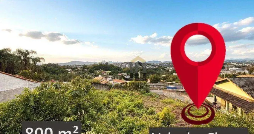 Terreno à venda, 800 m² por r$ 310.000,00 - vale das flores - atibaia/sp