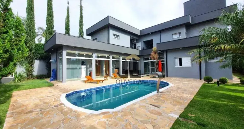 Casa com 6 dormitórios à venda, 462 m² por R$ 3.700.000,00 - Condominio Porto Atibaia - Atibaia/SP