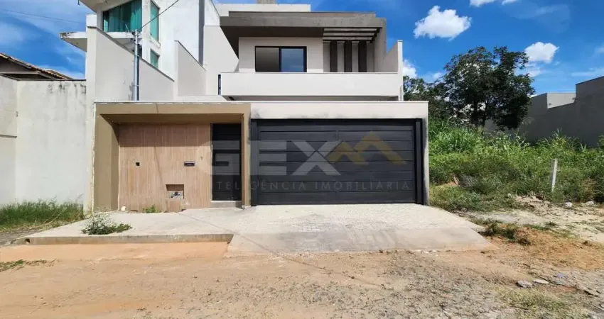 Casa em construção de 2 pavimentos e espaço gourmet no bairro Bom Pastor