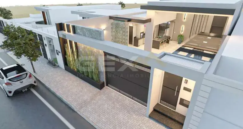 Casa à venda no bairro São Roque, 3 quartos sendo 1 suíte com closet, 4 vagas. (