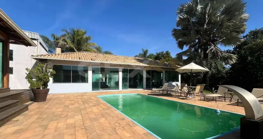 Chácara à venda no ferrador de porteira fechada, 4 quartos, espaço gourmet com p