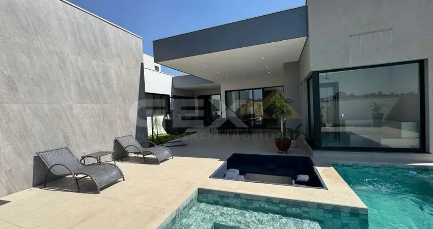 Casa à Venda no Condomínio Vistadoro Aquaville, 4 quartos, 2 suítes e 4 vagas.