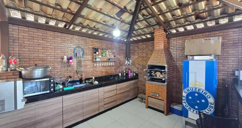 Cobertura no bairro esplanada com 3 quartos, 2 vagas e espaço gourmet com churra