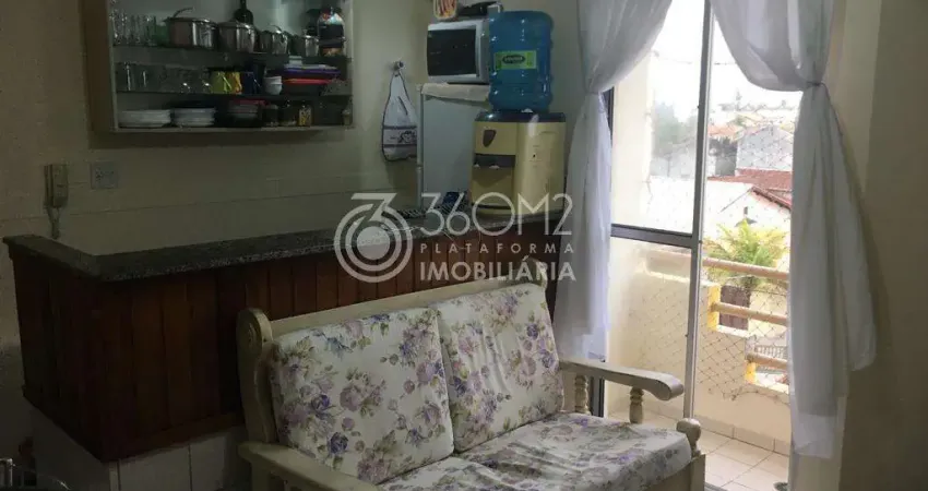 Apartamento para venda em itanhaém, tupy, 1 dormitório, 1 banheiro, 2 vagas