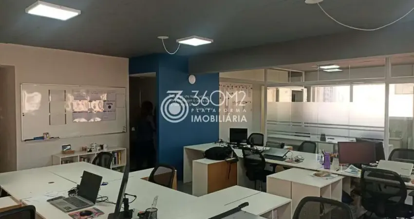 Sala comercial para venda em santo andré, vila assunção, 2 banheiros