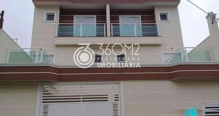 Cobertura para venda em santo andré, parque oratório, 2 dormitórios, 1 suíte, 3 banheiros, 1 vaga