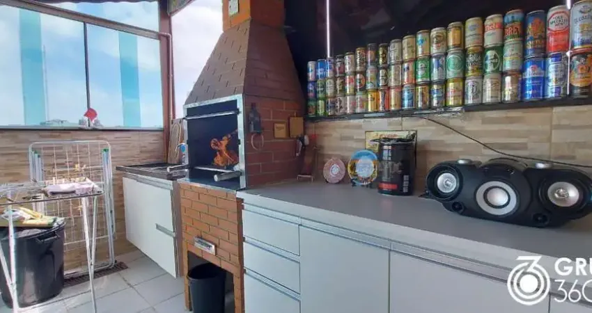 Cobertura para venda em santo andré, vila curuçá, 2 dormitórios, 2 suítes, 2 banheiros, 1 vaga