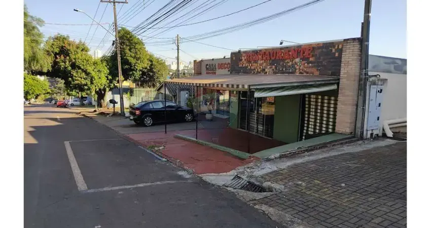 Terreno comercial/residencial de esquina, rua marechal candido rondon, bairro canadá, 1 casa + 2 salas comerciais todos alugados.