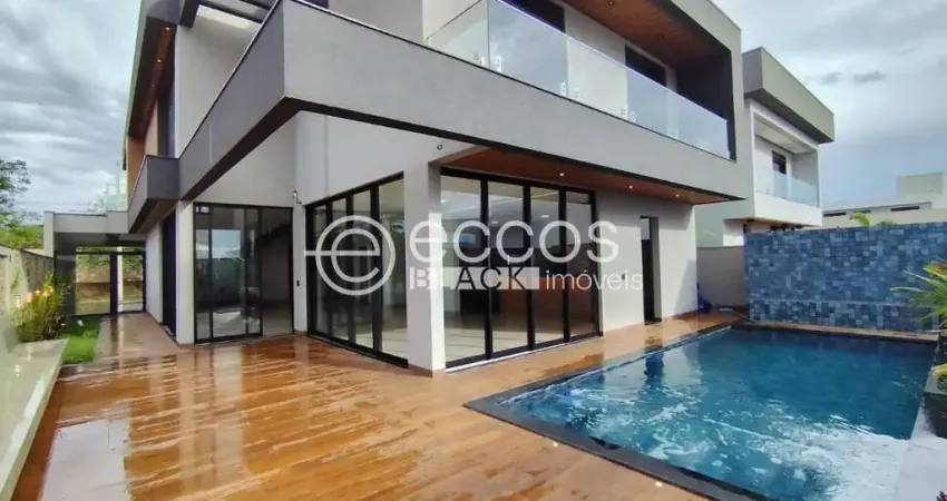 Casa em condomínio à venda, 4 quartos, 4 suítes, 3 vagas, jardim sul - uberlândia/mg