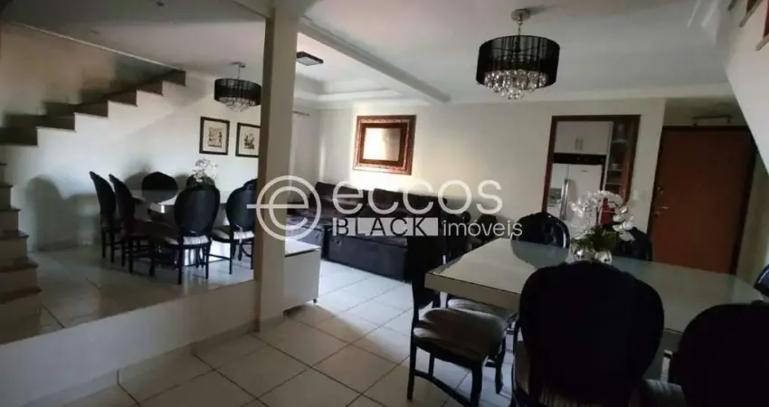 Cobertura à venda, 3 quartos, 1 suíte, 3 vagas, santa mônica - uberlândia/mg