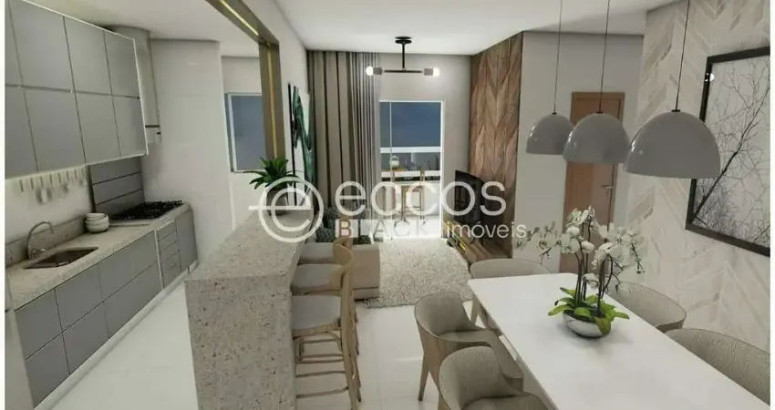 Apartamento à venda, 2 quartos, 1 suíte, 2 vagas, Santa Mônica - Uberlândia/MG