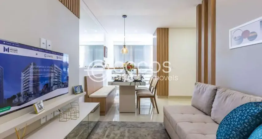 Apartamento à venda, 2 quartos, 1 suíte, 1 vaga, pampulha - uberlândia/mg