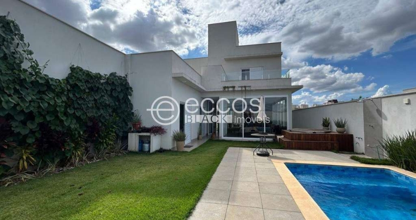 Casa em condomínio à venda, 4 quartos, 4 suítes, 5 vagas, Laranjeiras - Uberlândia/MG