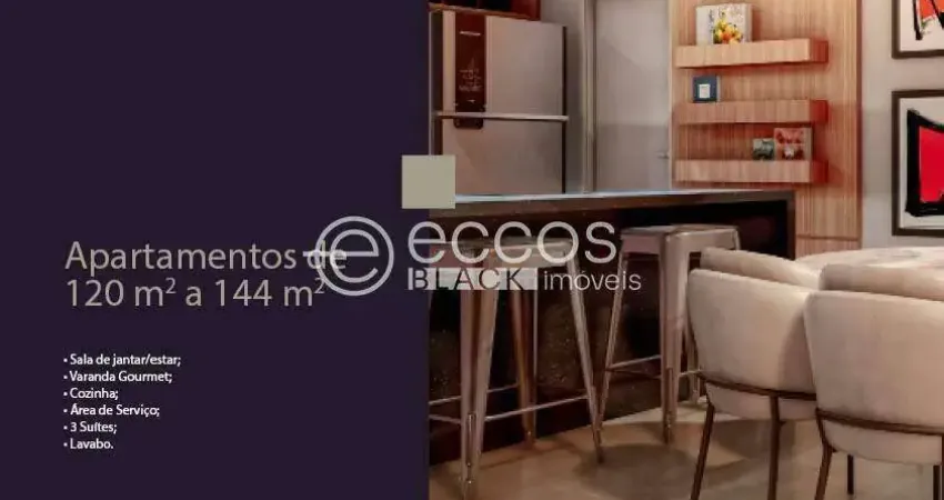 Apartamento à venda, 3 quartos, 3 suítes, 2 vagas, granja marileusa - uberlândia/mg