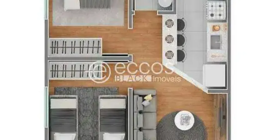 Cobertura à venda, 2 quartos, 1 vaga, jardim botânico - uberlândia/mg