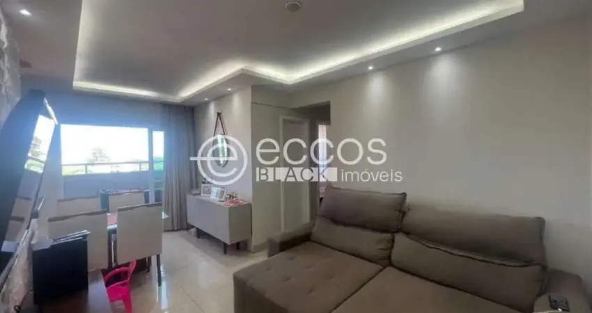 Apartamento à venda, 2 quartos, 1 suíte, 2 vagas, novo mundo - uberlândia/mg