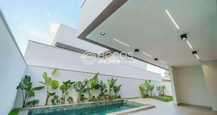 Casa em condomínio à venda, 3 quartos, 3 suítes, 3 vagas, Laranjeiras - Uberlândia/MG