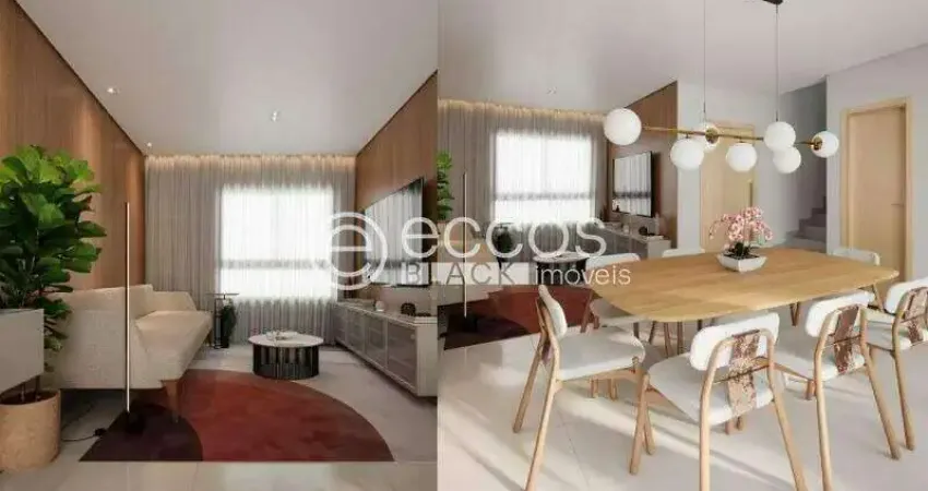 Casa em condomínio à venda, 3 quartos, 3 suítes, 2 vagas, granja marileusa - uberlândia/mg