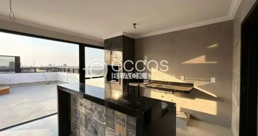 Cobertura à venda, 3 quartos, 1 suíte, 2 vagas, novo mundo - uberlândia/mg