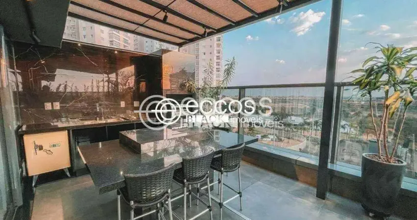 Apartamento para aluguel, 4 quartos, 4 suítes, 4 vagas, jardim karaíba - uberlândia/mg