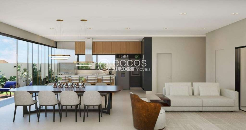 Casa em condomínio à venda, 3 quartos, 3 suítes, 4 vagas, Granja Marileusa - Uberlândia/MG