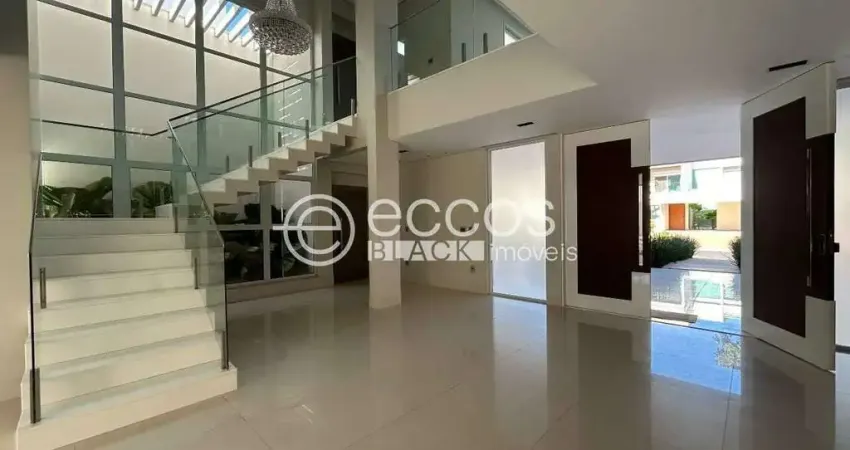 Casa em condomínio à venda, 5 quartos, 5 suítes, 4 vagas, jardim karaíba - uberlândia/mg