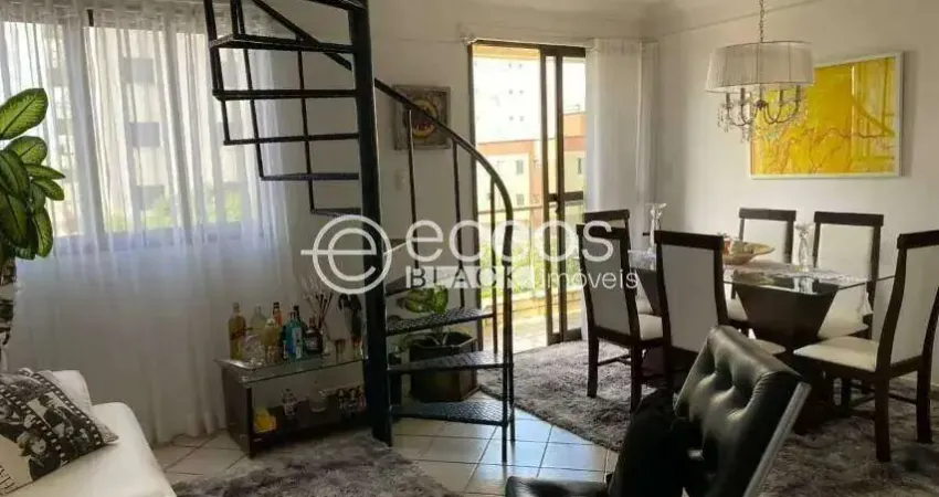Cobertura à venda, 3 quartos, 1 suíte, 2 vagas, santa mônica - uberlândia/mg