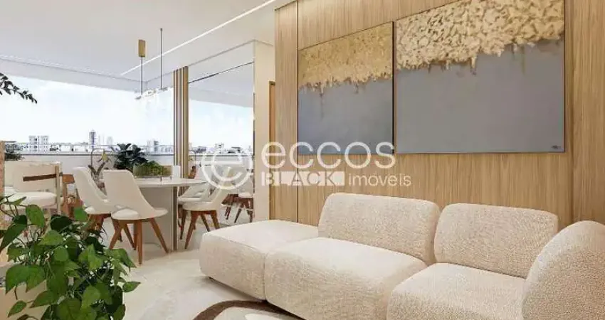 Apartamento à venda, 1 quarto, 2 vagas, santa mônica - uberlândia/mg