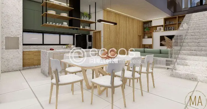 Casa em condomínio à venda, 3 quartos, 3 suítes, 2 vagas, granja marileusa - uberlândia/mg