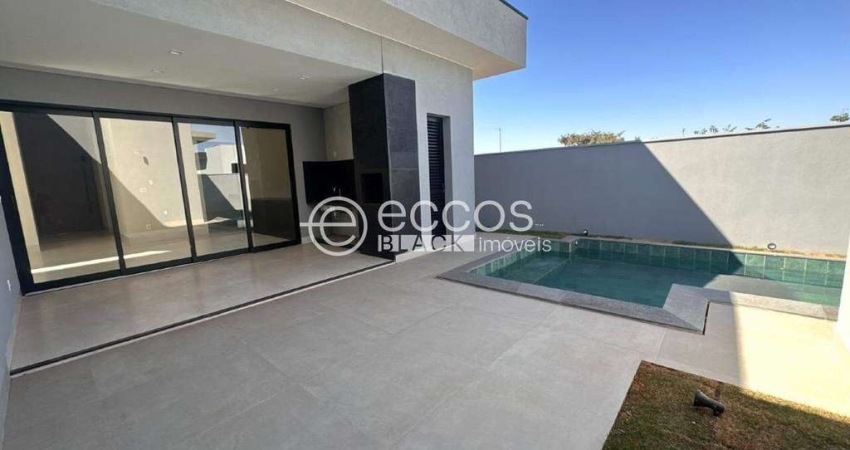 Casa em condomínio à venda, 3 quartos, 3 suítes, 2 vagas, Laranjeiras - Uberlândia/MG
