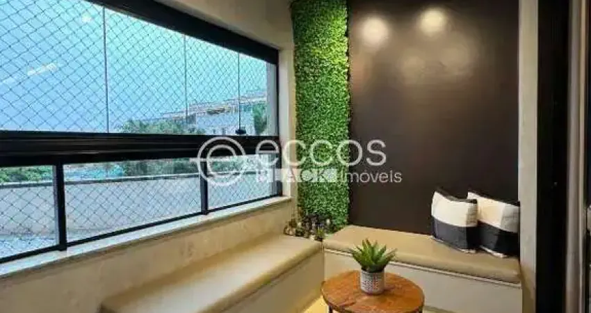 Apartamento à venda, 2 quartos, 1 suíte, 2 vagas, santa mônica - uberlândia/mg