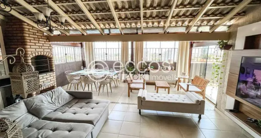 Apartamento duplex à venda, 5 quartos, 1 suíte, 2 vagas, brasil - uberlândia/mg