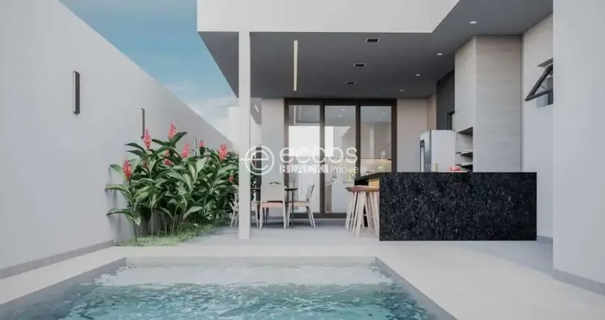 Casa em condomínio à venda, 4 quartos, 3 suítes, 4 vagas, Laranjeiras - Uberlândia/MG