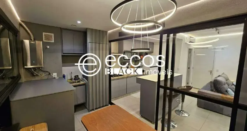 Apartamento à venda, 2 quartos, 2 suítes, 2 vagas, jardim sul - uberlândia/mg