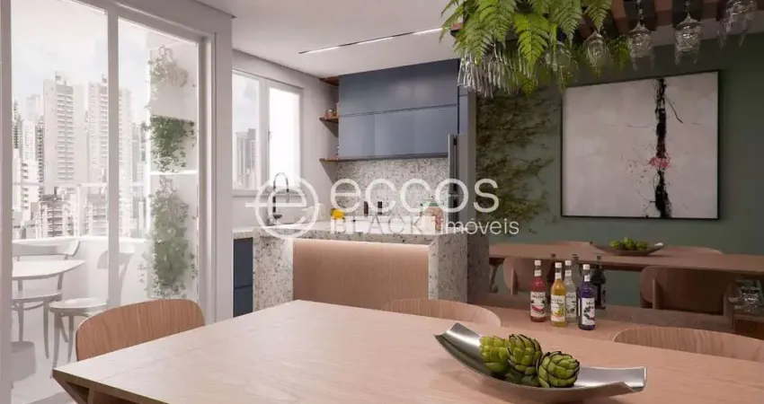 Apartamento à venda, 2 quartos, 1 suíte, 1 vaga, novo mundo - uberlândia/mg